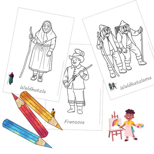 Das Waldhutzla-Malbuch für unsere Kleinen Unser Waldhutzla-Malbuch für die kleinen Fans