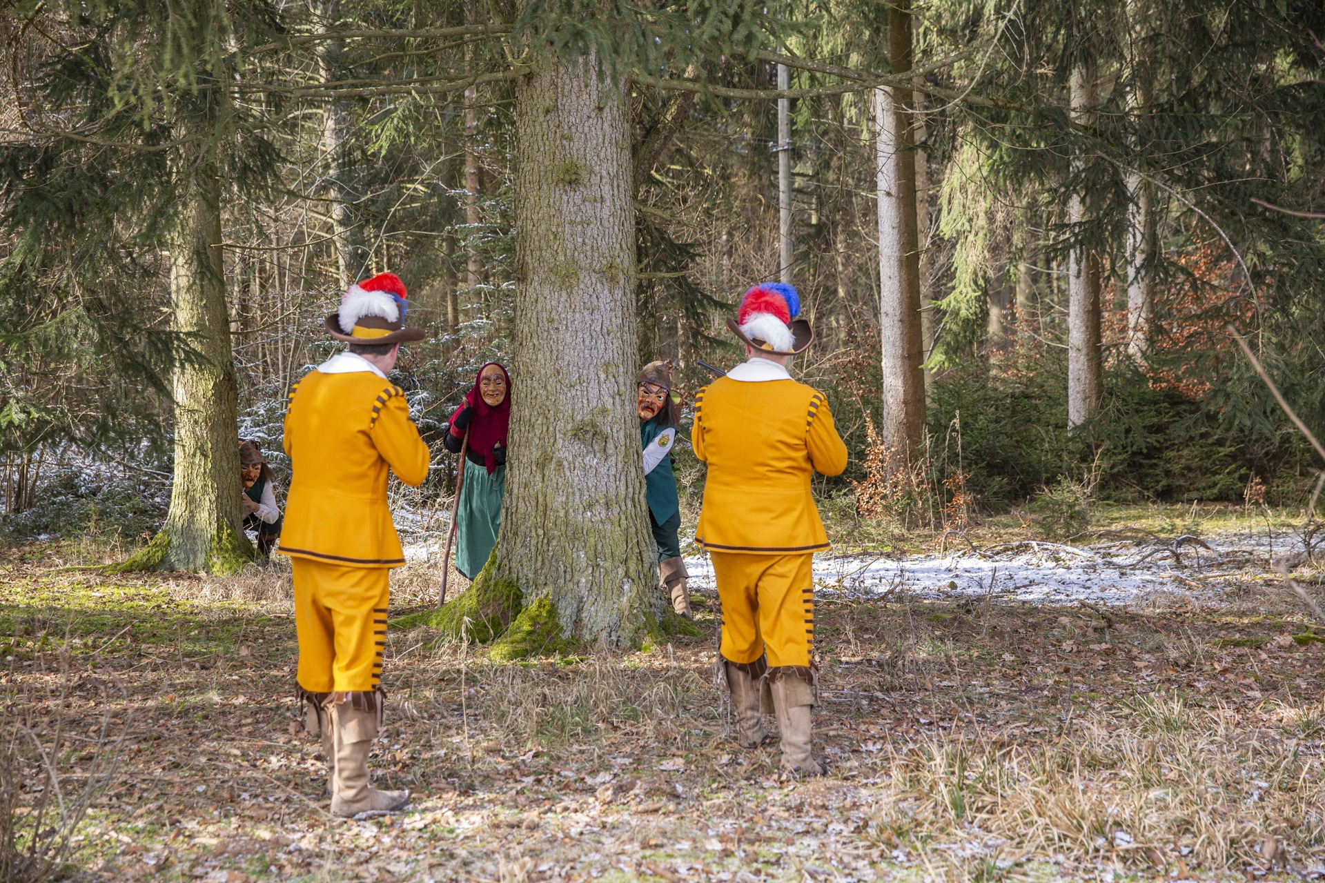 Die Geschichte zum Häs der Schelklinger Waldhutzla