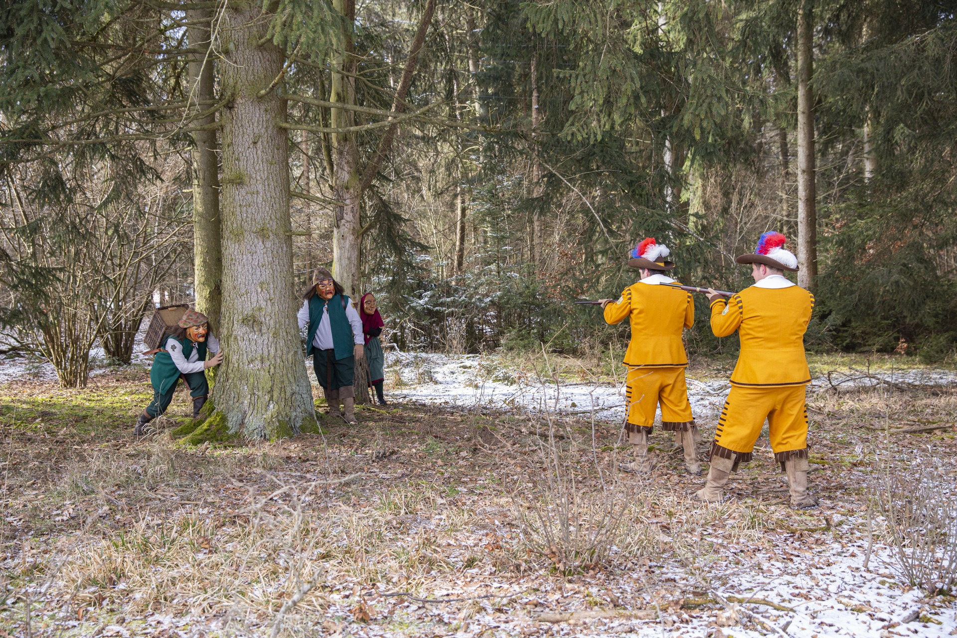 Die Geschichte zum Häs der Schelklinger Waldhutzla